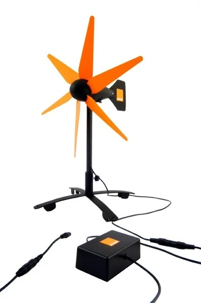 Where it all started: the portable wind charger on show at the 2007 festival