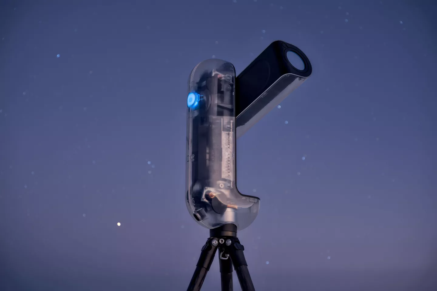 "The X_Edition pays tribute to the engineers whose expertise and dedication brought the innovation of the smart telescope to life, inspiring a new era of amateur astronomy. Its transparent shell showcases the precision, innovation, and craftsmanship that have guided Vaonis since its founding in 2016"