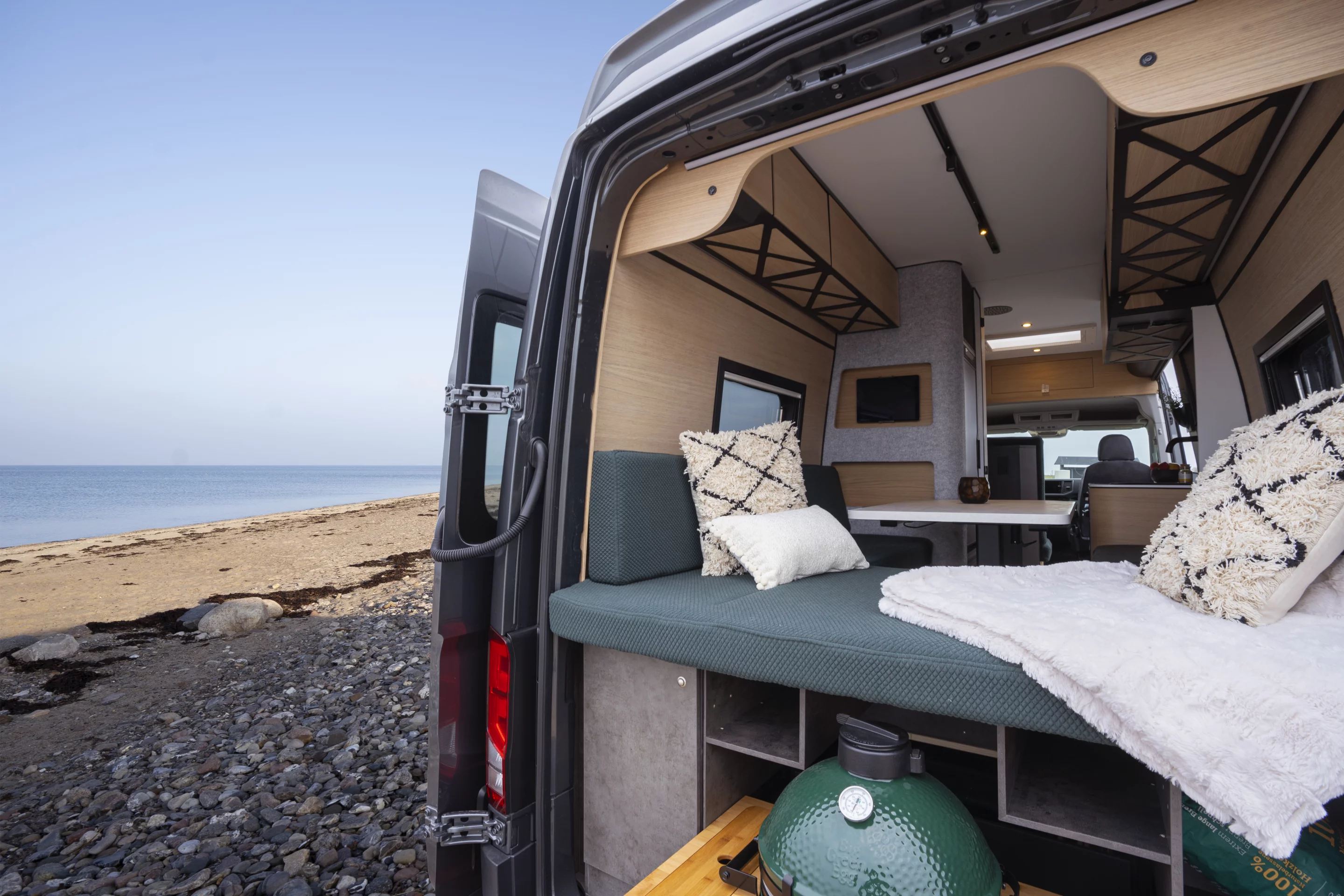 Loef camper van rear lounge
