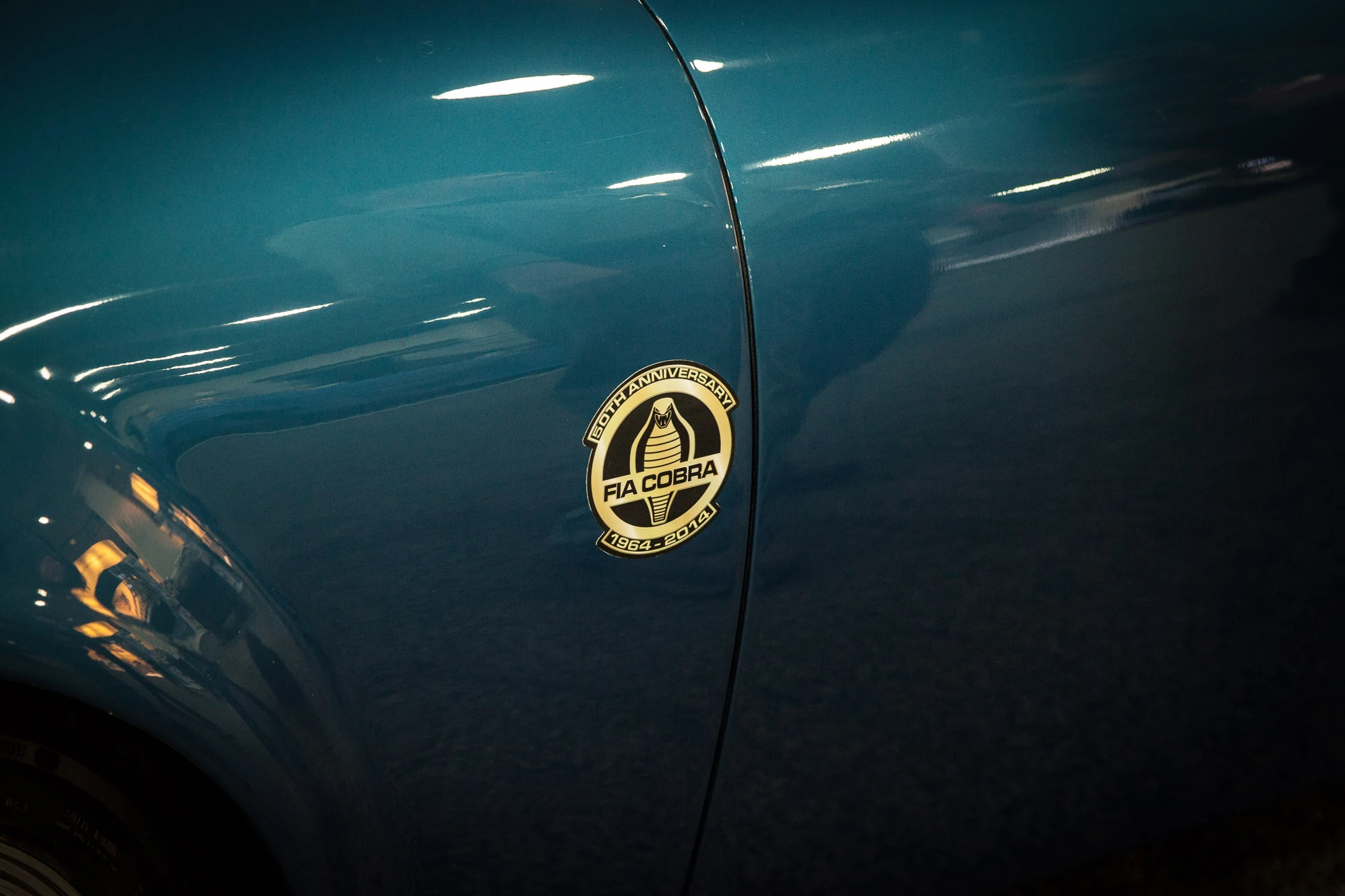 The ORNL Shelby Cobra badge (Image: Loz Blain/Gizmag.com)