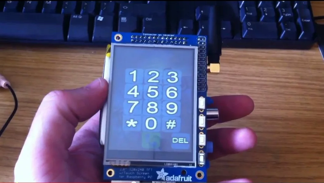 The PiPhone from software engineer and photographer Dave Hunt