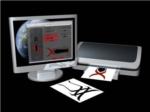 Users could design their Dattoos online, then print them onto their skin