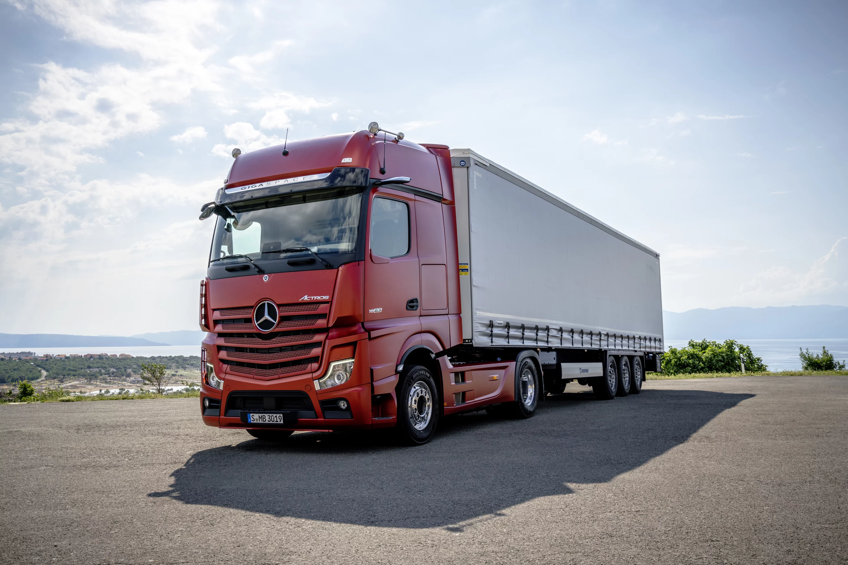 This new Actros is a step closer to fully automated trucks, which Daimler says are coming in the near future