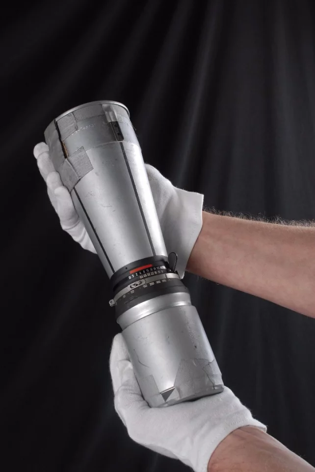 The 500mm lens was the first used on the lunar surface