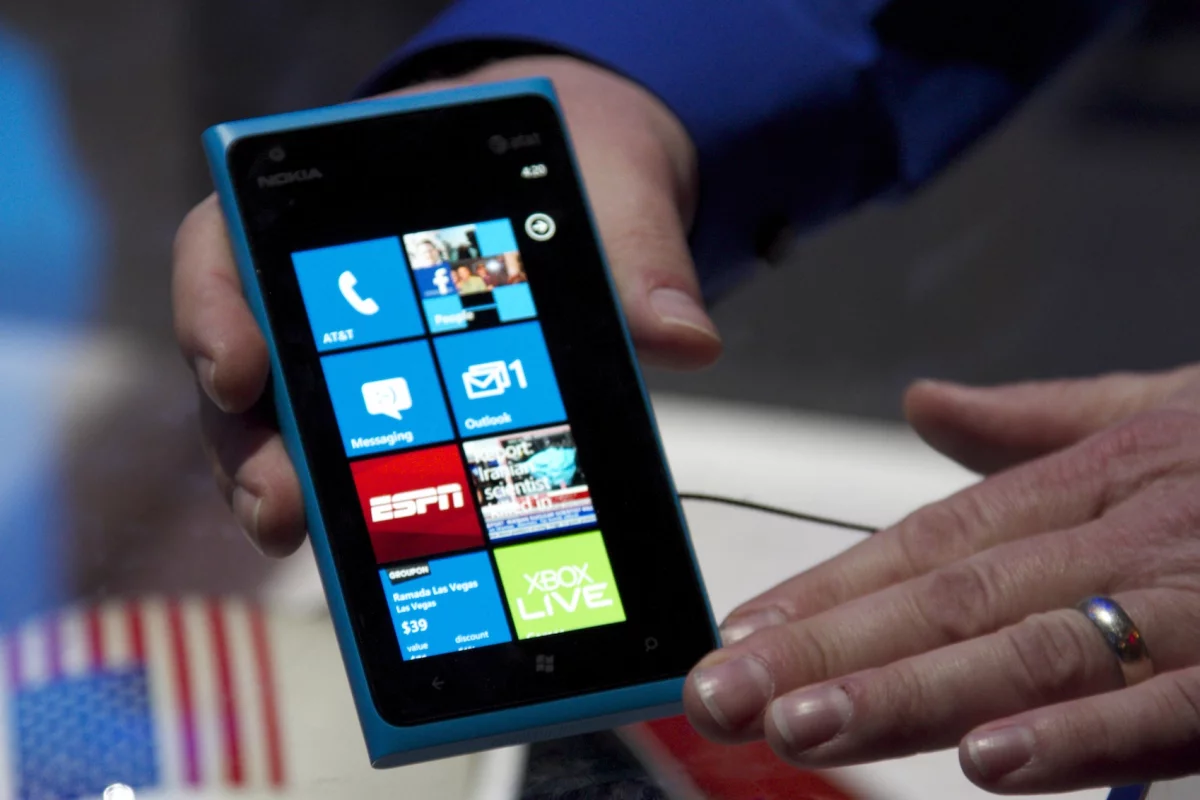 The Nokia Lumia 900, announced at CES this week, includes 4.3 inches of AMOLED touchscreen