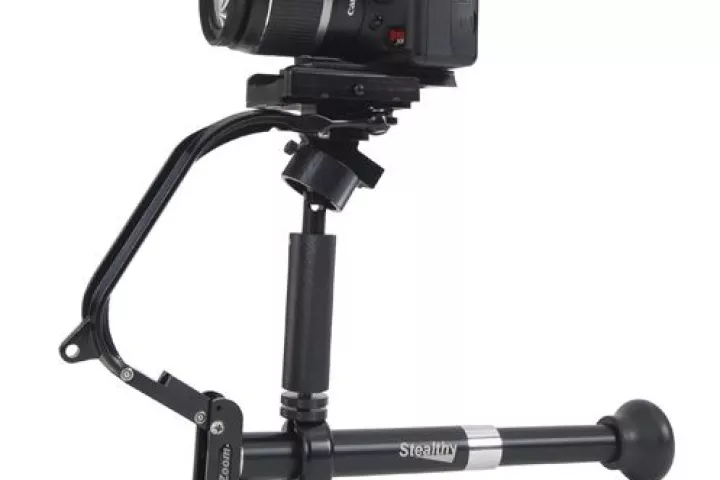 The Stealthy in brace/mini tripod mode