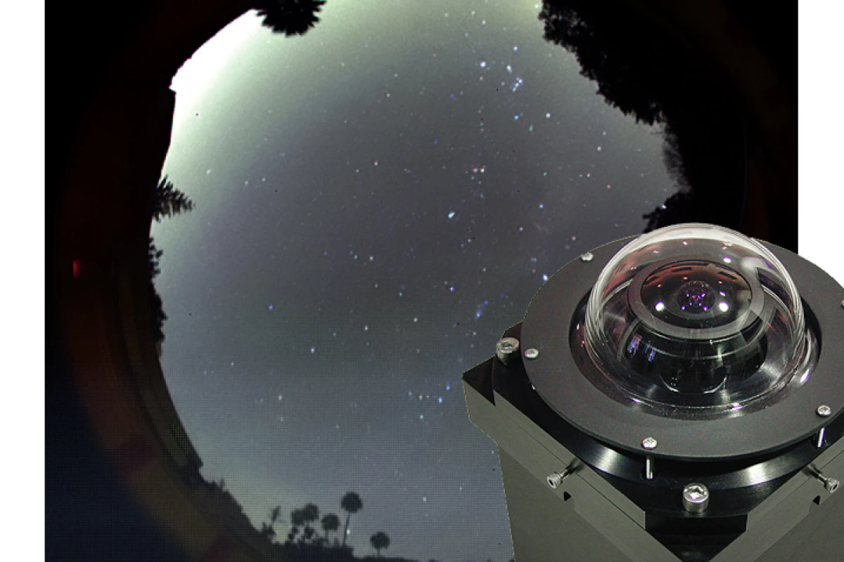 The SBIG AllSky cameras provide horizon-to-horizon imaging for meteor watching and weather monitoring