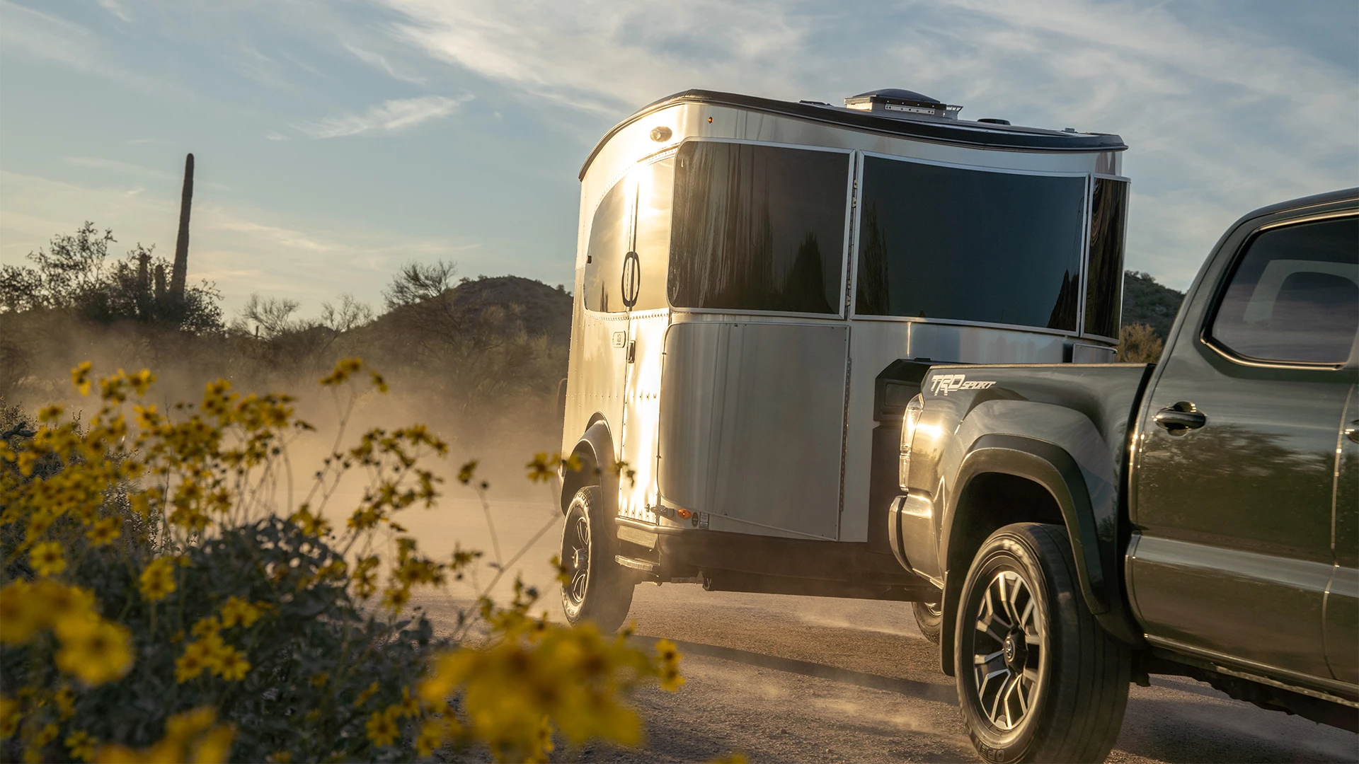 The Airstream REI Co-op Special Edition Basecamp is built for off-road adventure