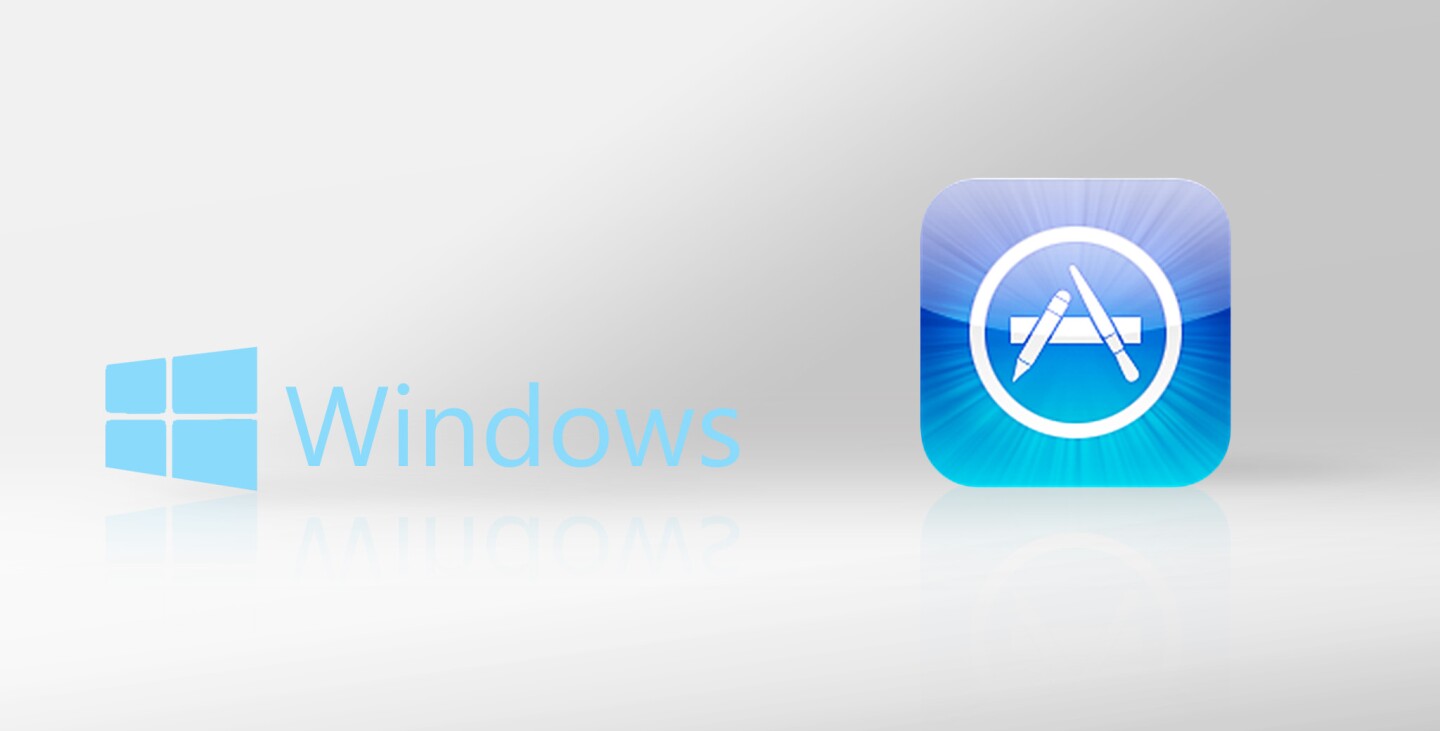 Surface Pro runs Windows, while the iPad 4 runs iOS 6