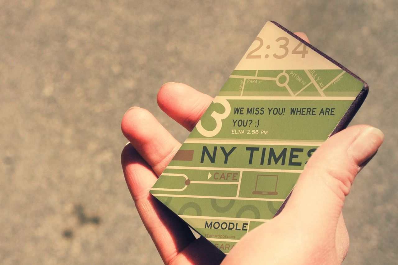 Rimino is based on color E-Ink technology, with an interface inspired by print posters