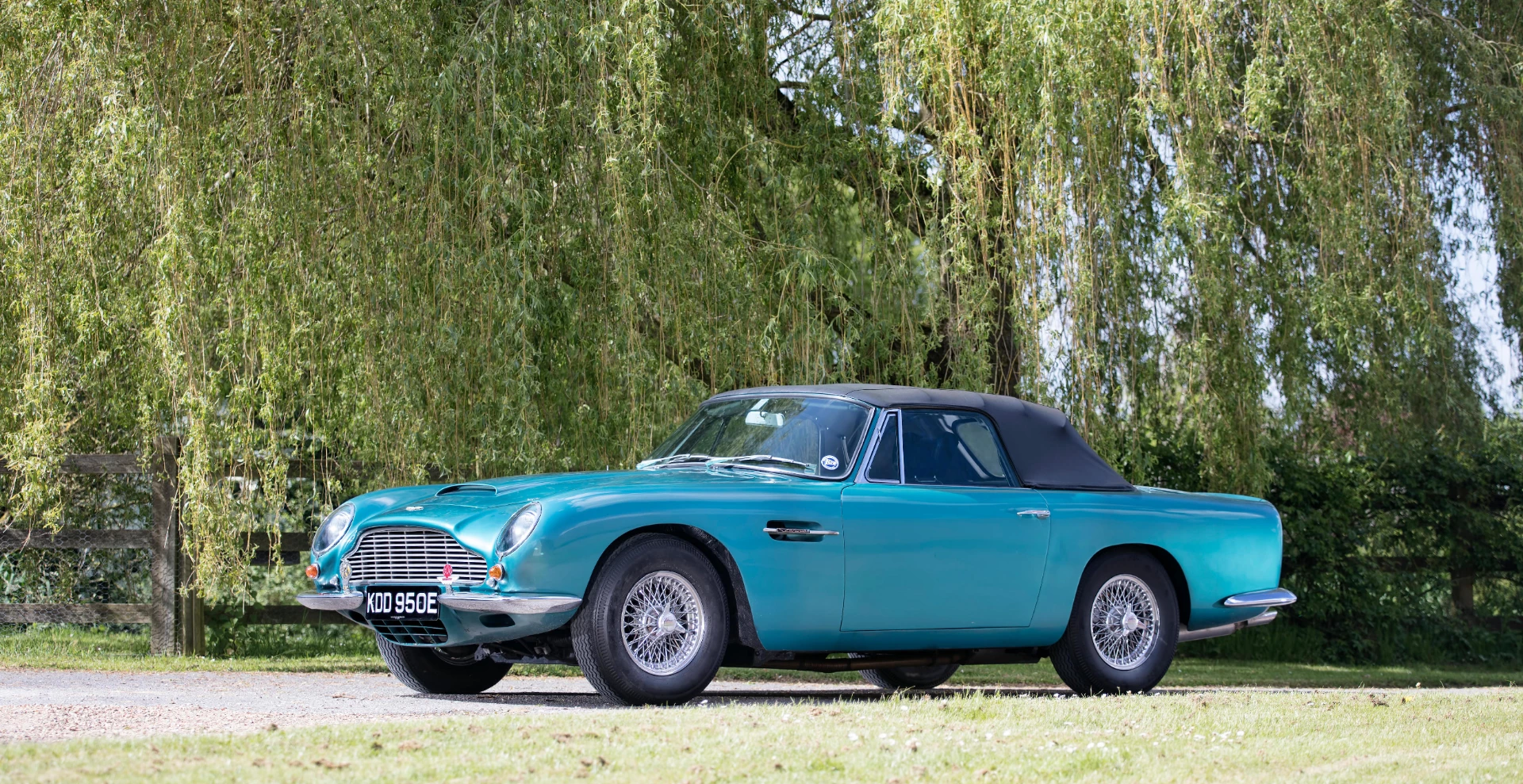 One of 140 DB6 Volantes Mk 1s made, and one of only 29 with the Vantage engine, this 1967 Aston Martin DB6 Vantage Volante was owned by the vendor from 1989 and is unrestored and completely original, with 55,972 miles on the clock. It sold for £450,000($594,727)