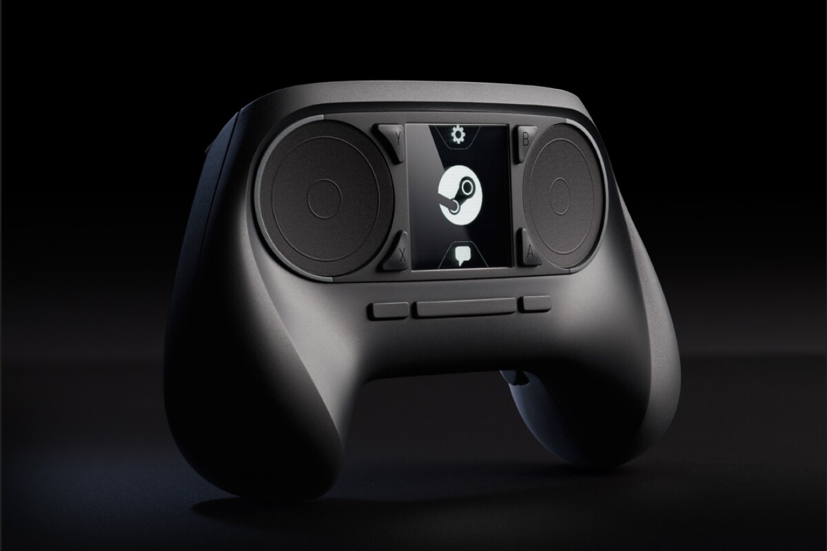 Game developer Valve has announced the Steam Controller, a wireless gamepad that sports a touch screen in the center flanked by two large trackpads