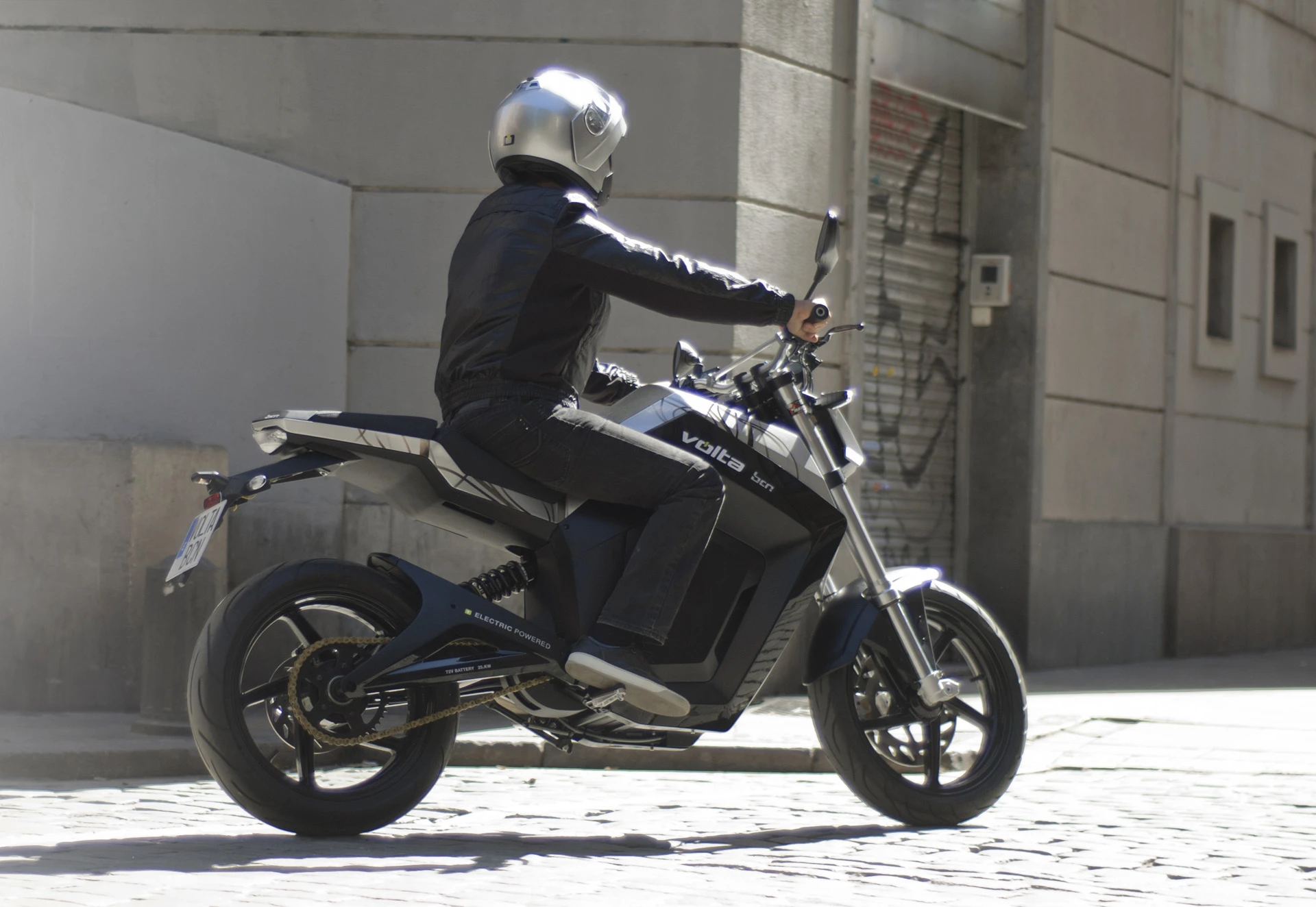 The Volta BCN City electric motorcycle