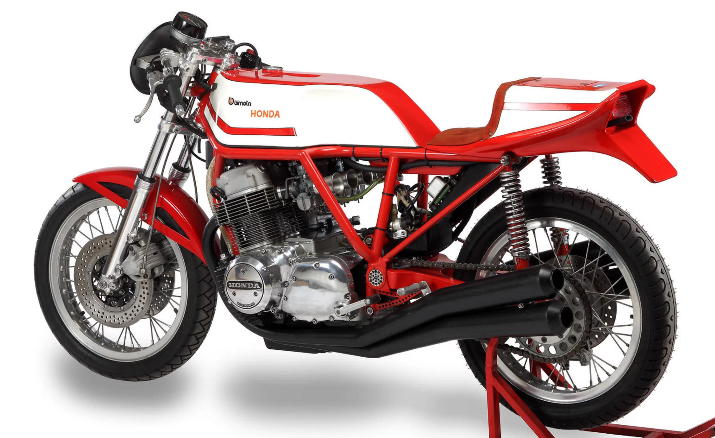 one of the original ten 1974 Bimota 750 HB1s sold for EUR€63,825 (US$72,955), again representing exceptional value considering it was the first model of a globally recognised brand which still produces kick-ass motorcycles.