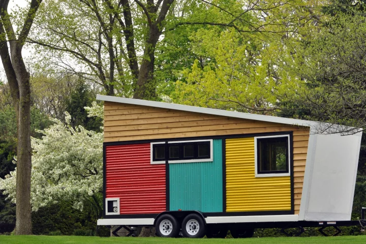 The Toybox Tiny Home is currently located in Lake Forest, Illinois