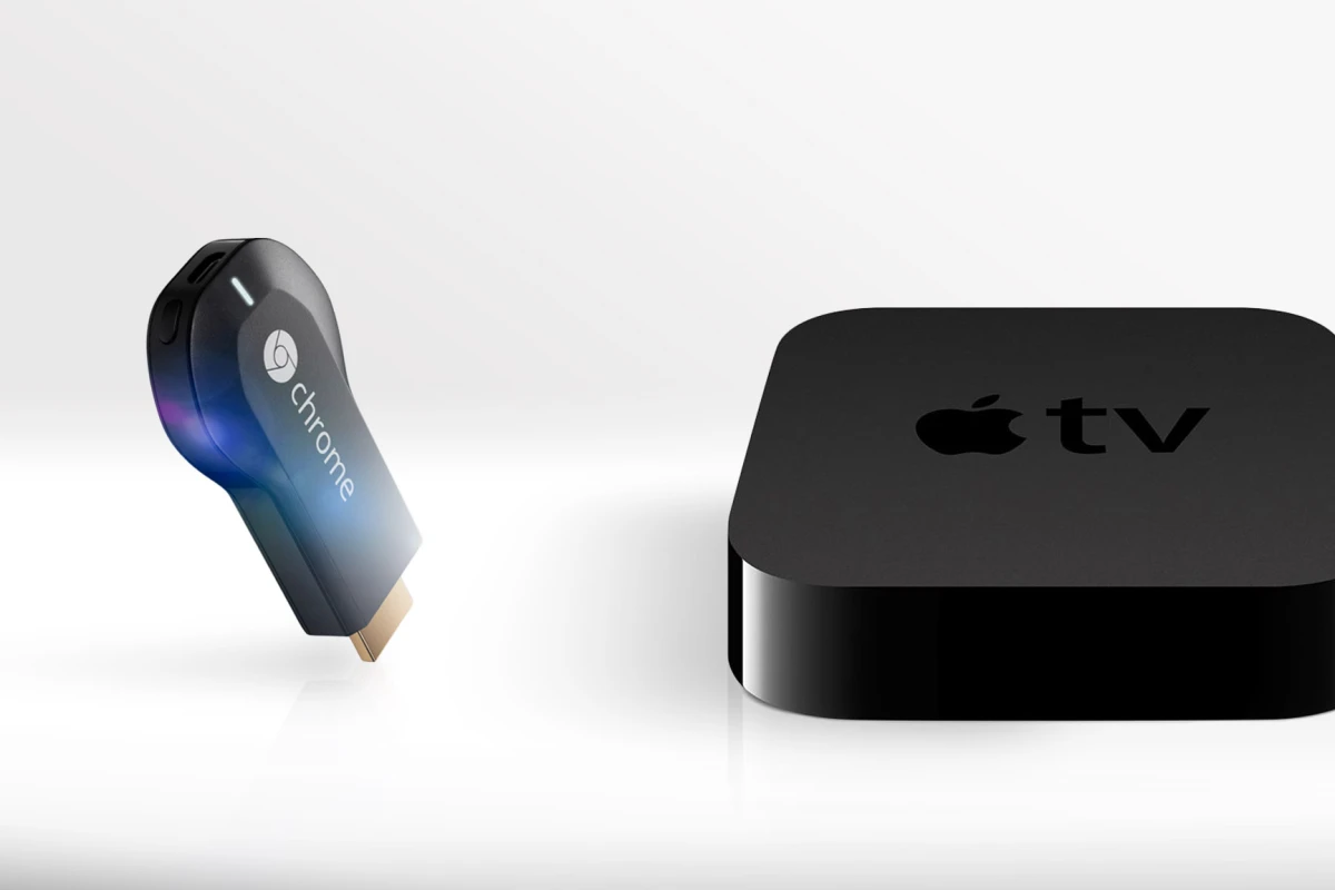 Gizmag compares the specs (and other features) of the new Google Chromecast and the 3rd-generation Apple TV set-top box