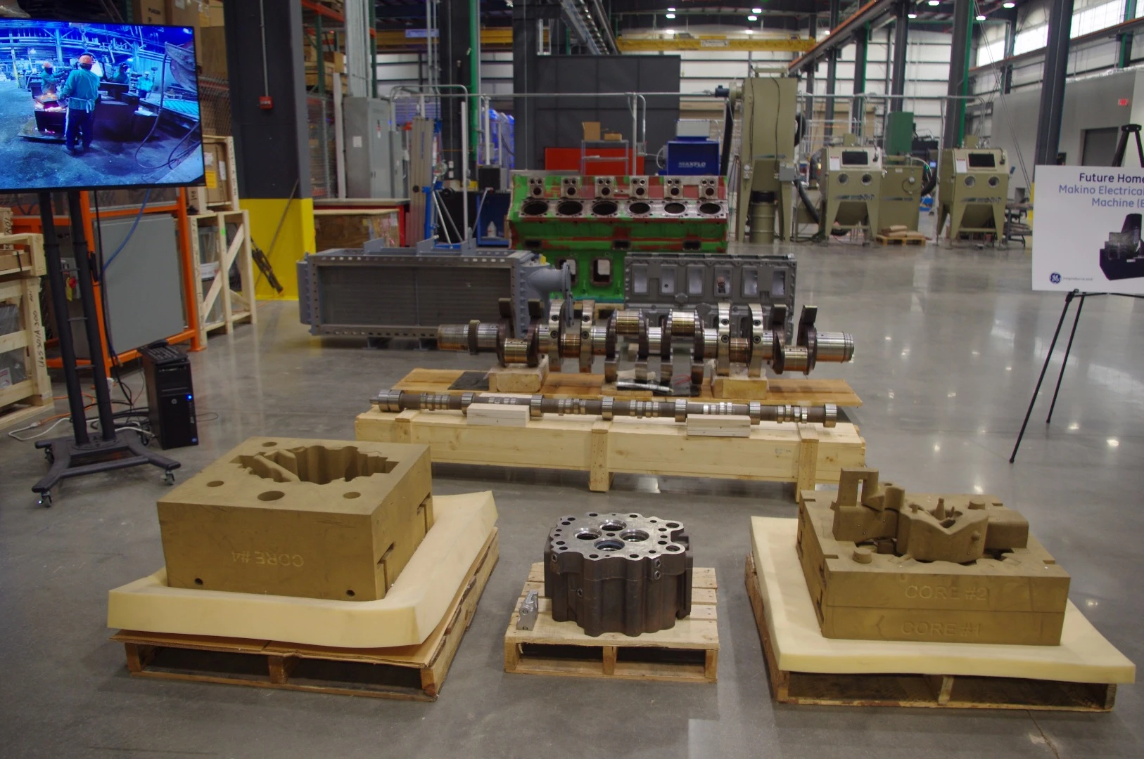 Some of the molds and parts that are being produced through 3D printers combined with casting techniques