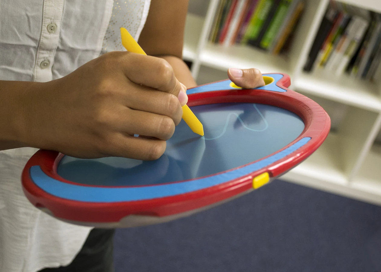 The Boogie Board Play n' Trace features a translucent display