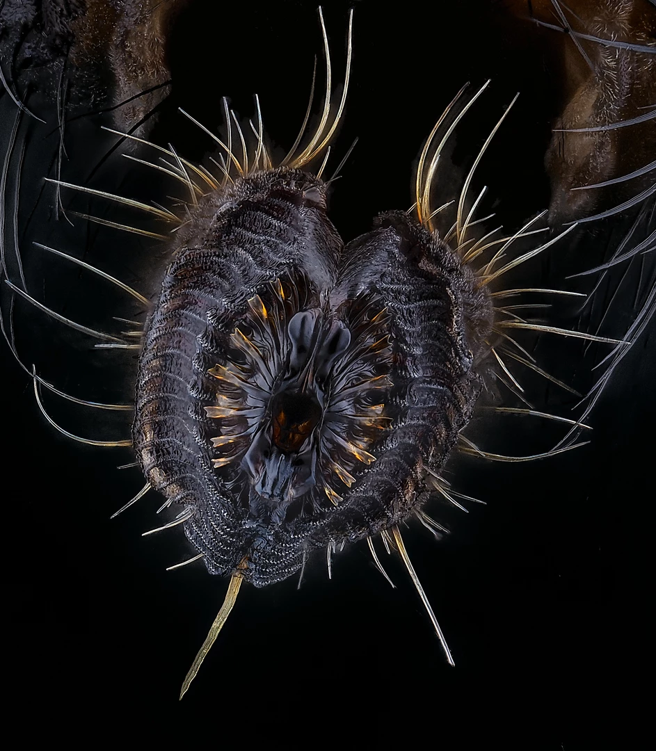 5th Place. Proboscis of a housefly (Musca domestica). Image Stacking. 40X (Objective Lens Magnification)
