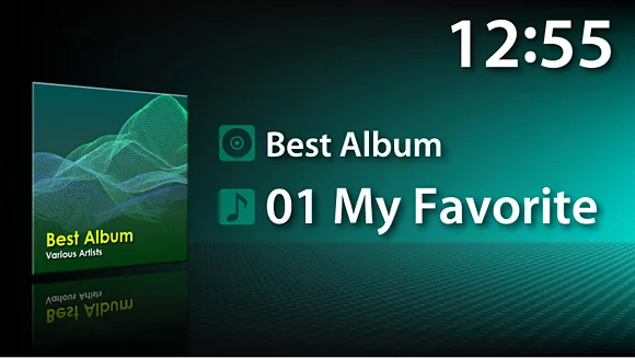 The EV-STER's audio display