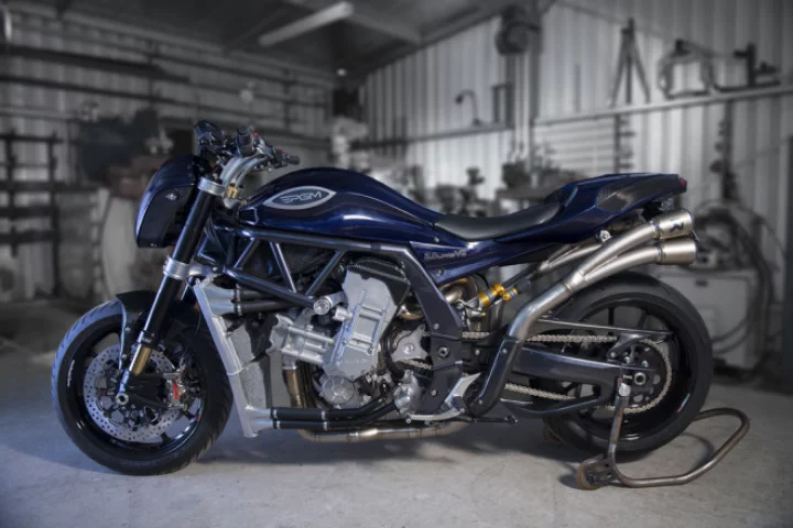 PGM V8 motorcycle