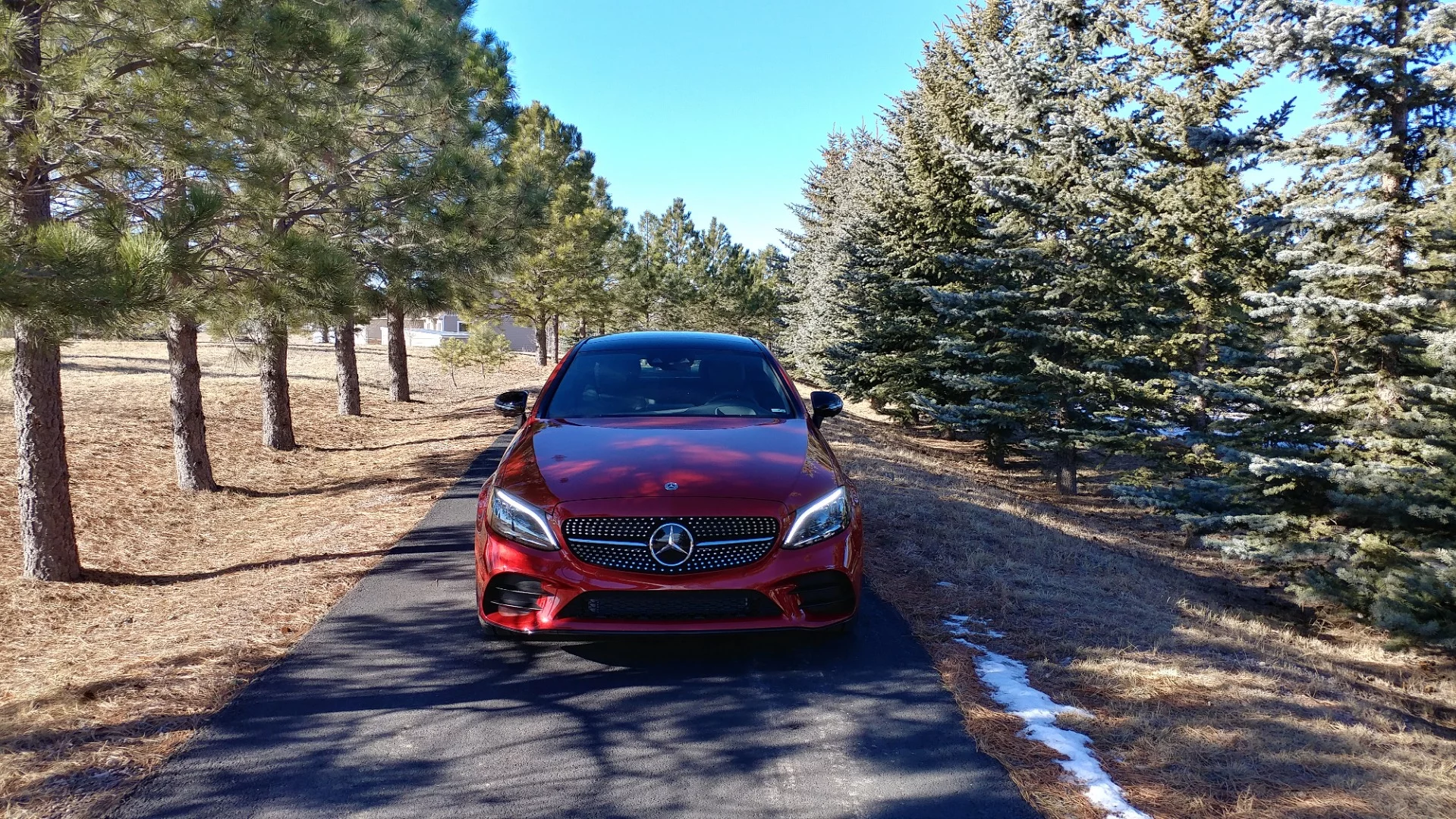 The Mercedes 4Matic system suits the little C300 very well, offering strong cornering, smart power delivery, and credible all-weather driving capability