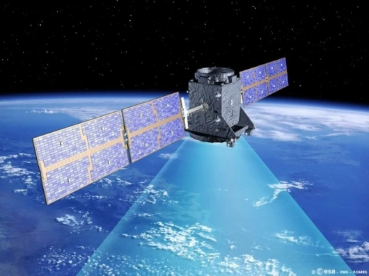 GSTB-V2/A in orbit (artist's impression)Photo: ESA