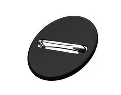 Back side of pin
