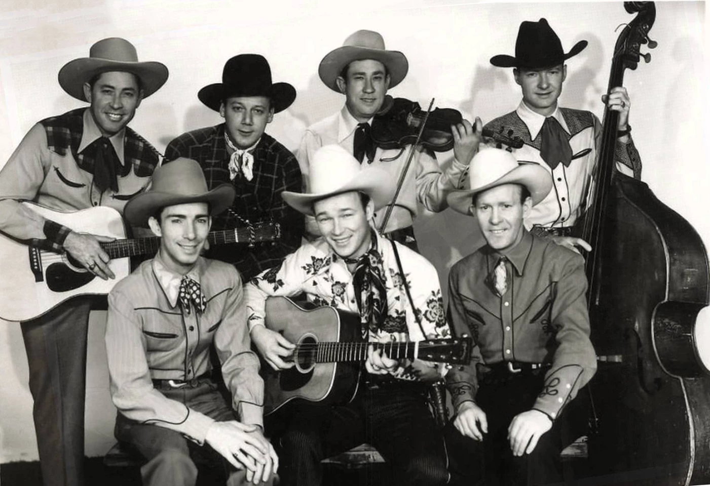 Rogers and the Sons of Pioneers used tight harmonies to help define the country and western genre.