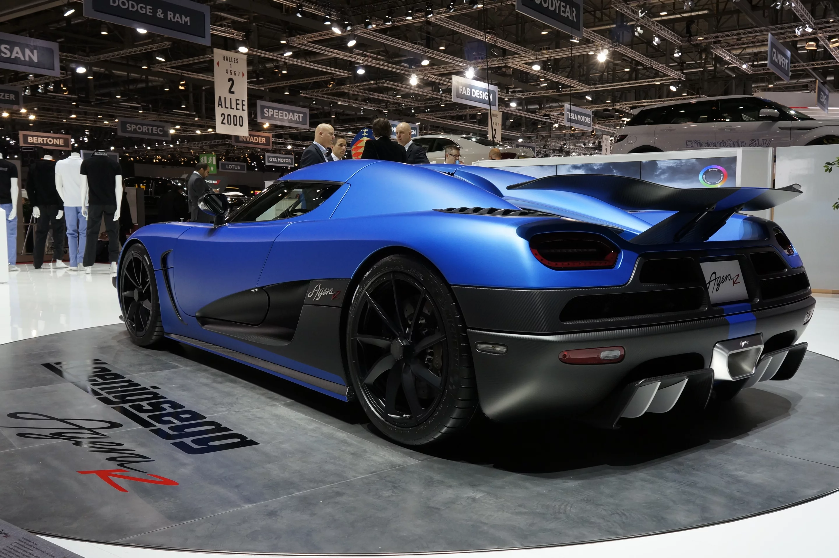 The Agera R on display at Geneva Auto Show 2012