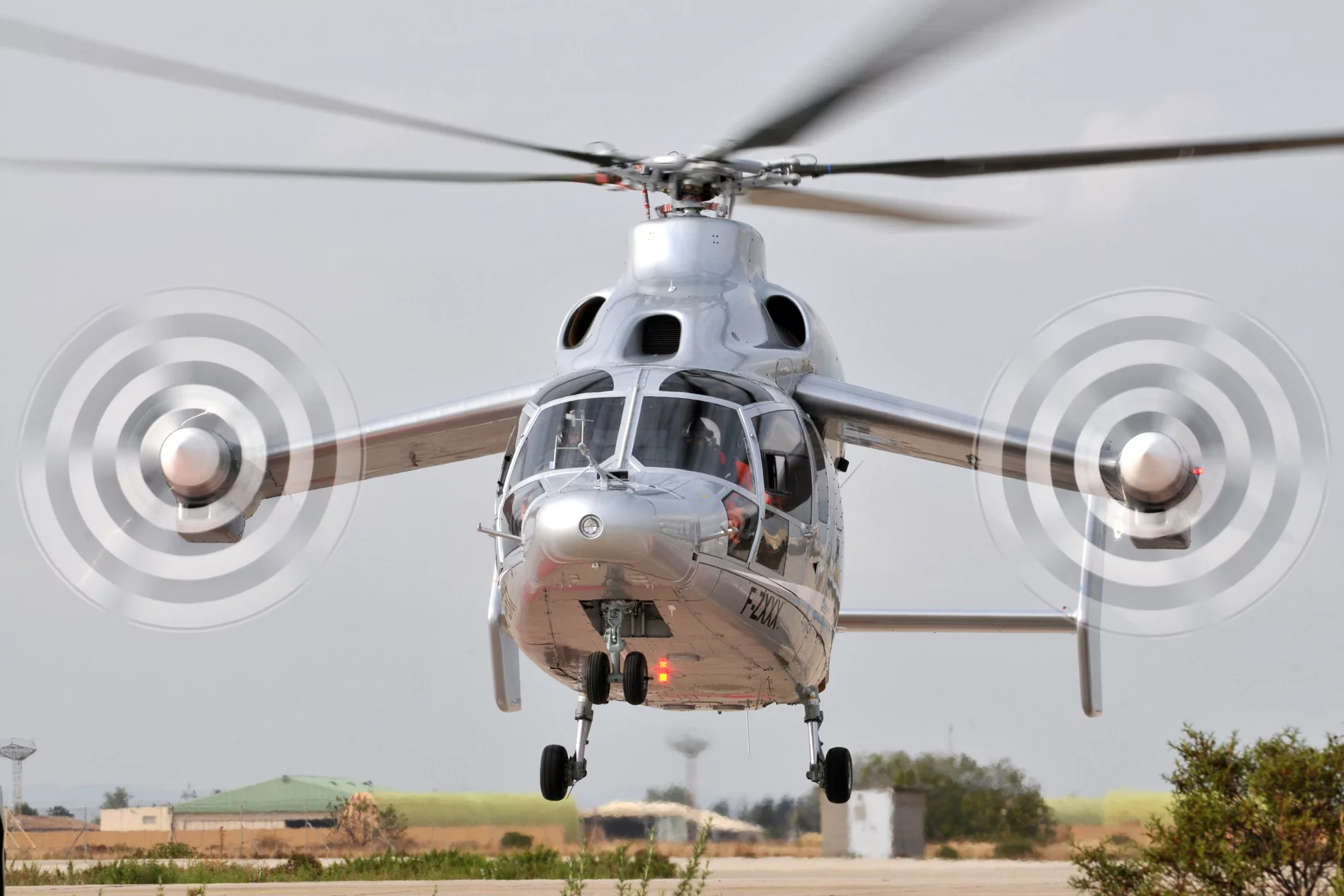 The Eurocopter X3 demonstrator test flight (Image: Patrick Penna)