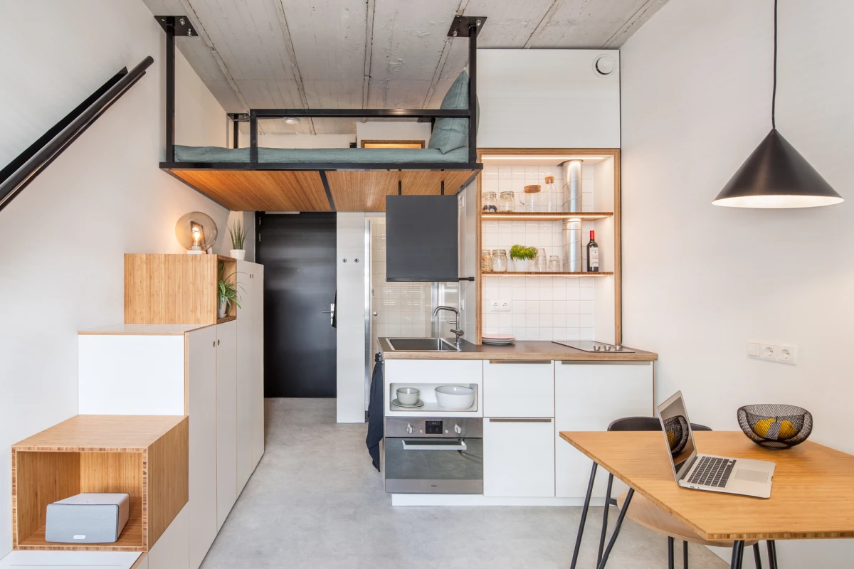 Each Hermes City Plaza apartment measures just 18 sq m (193 sq ft)