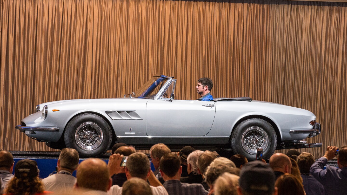 A well known 1968 Ferrari 330 GTS that was once owned by Casino Magnate Bill Harrah and appeared on the cover of the December 1969 issue of Road & Track where it was dubbed the "Harrah Targa." It has subsequently been part of the Robert Donner Jr. Collection for the last three decades and has still only done 27,000 miles since new. The car sold at Gooding & Co's official Pebble Beach auction for $2,502,500