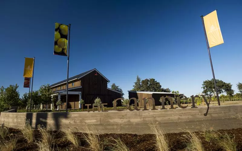 The Cannery is surrounded and fed by a 7.4-ac (3-ha) working farm