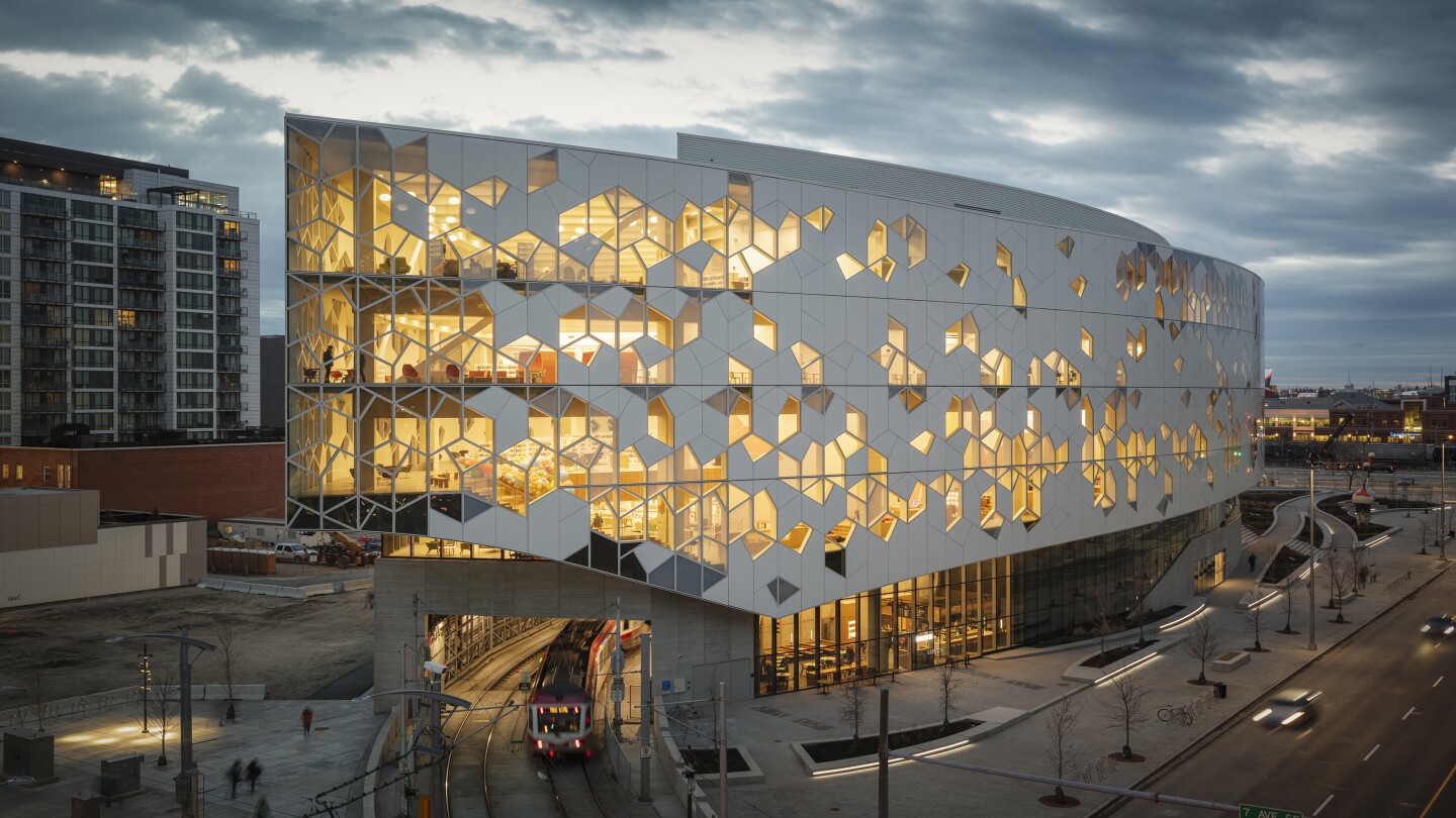 Canada's Calgary Central Library was designed by Snøhetta and Dialog