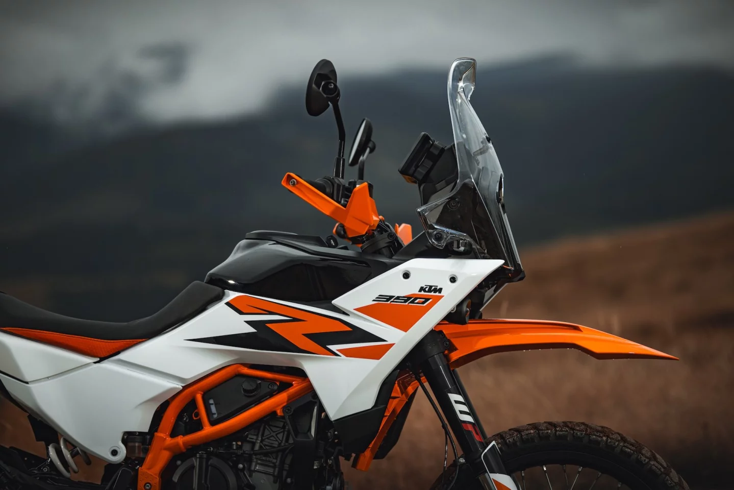 KTM 390 Adventure gets a strengthened steel trellis frame and a reworked bolt-on steel subframe