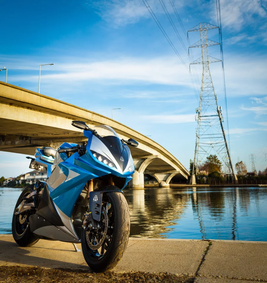 Lightning LS-218: an electric designed to outperform gas bikes (Photo: Loz Blain/Gizmag.com)
