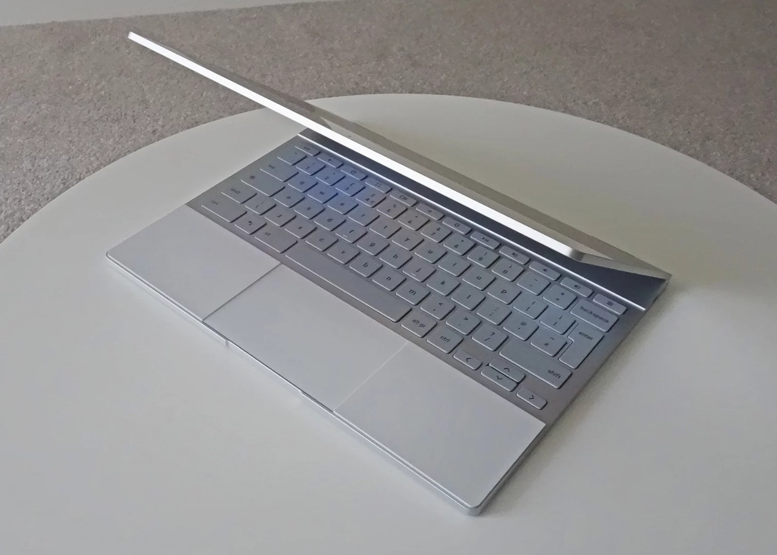 Your choice of Intel i5 or i7 processors sit inside the Pixelbook