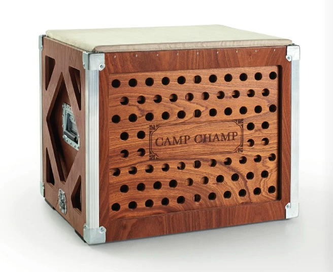 The Camp Champ packs neatly for convenient transport