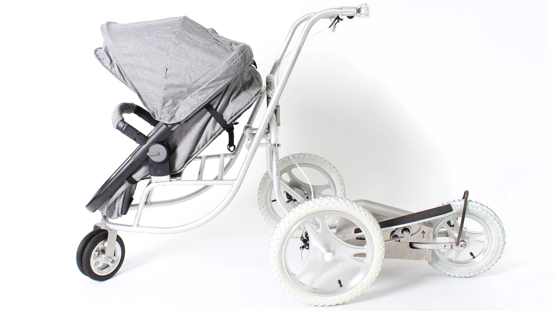 The Elliptical Stroller, ready to roll