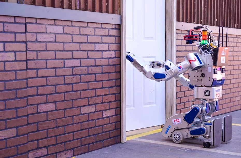 DARPA Robotics Challenge winner DRC-HUBO is latest of the "HUmanoid roBOt (HUBO) robots developed by the Korean Institute for Science and Technology