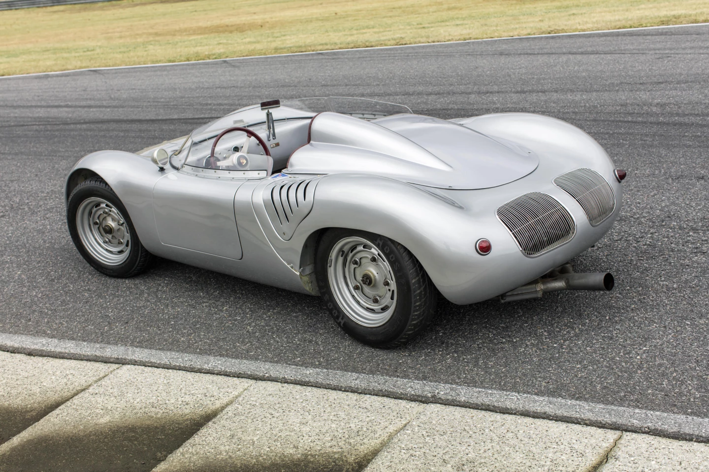 $2,232,500 | 1959 Porsche 718 RSK Spyder | Bonhams | Quail Auction, Los Angeles | 14 Aug 2020 | Lot 53 | Estimate: $2,800,000 to $3,200,000 | Official Bonhams Auction Page