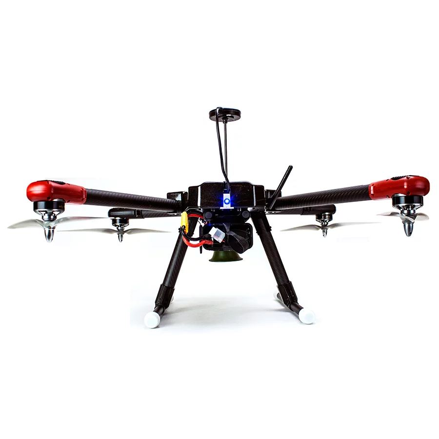 Fitted with GPS, the ProHawk UAV can be programmed to follow a specific flight path along waypoints and features a built-in sonic sound unit