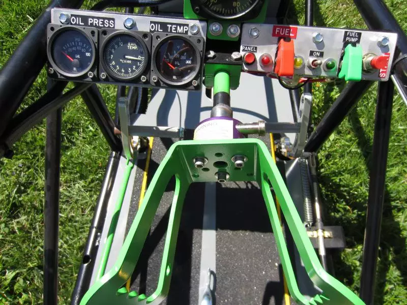 Jet Powered Junior Dragster controls