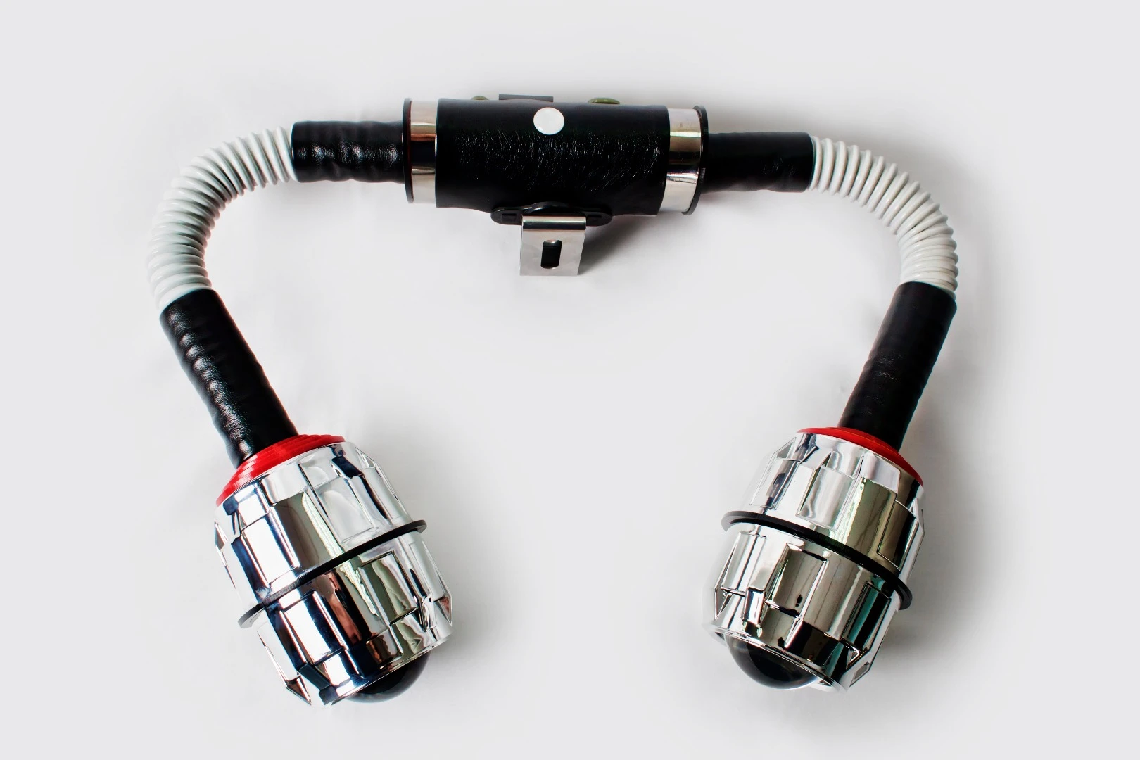 The Repulsor is constructed out of durable aluminum, tempered glass, and impact-resistant plastics