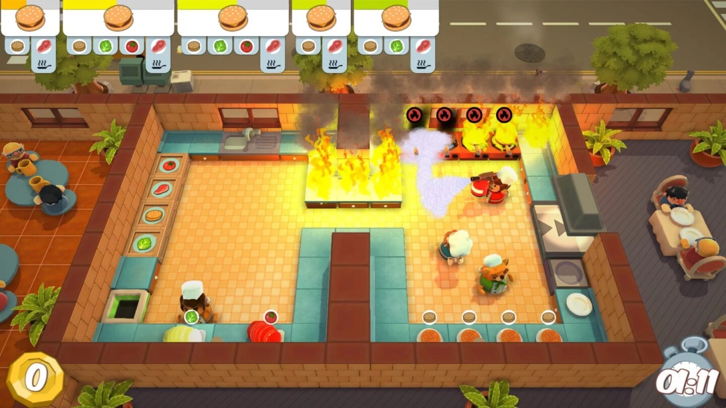 The kitchen aromas of Overcooked could make or break the stress of the game