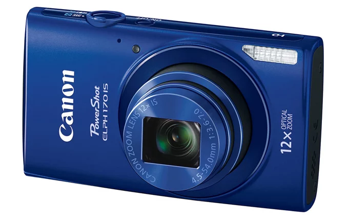 The Canon PowerShot ELPH 170 IS will be available in blue, silver and black and cost US$150