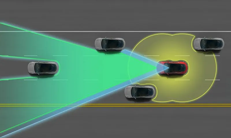 The Model D also features an autopilot system and lane changing capabilities thanks to 12 sensors mounted around the car