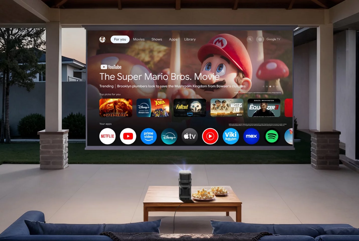 The Nebula P1 brings big-screen GTV to life at up to 180 inches