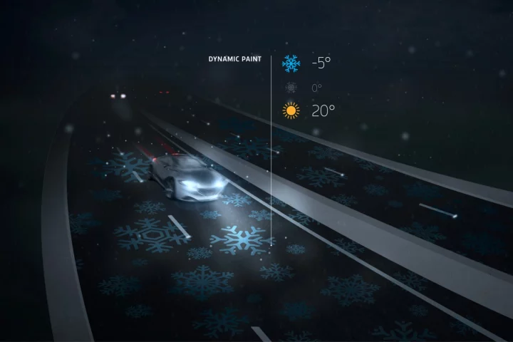 Dynamic Paint is one of the innovations planned for the Smart Highway project